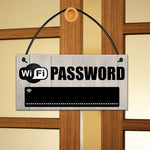 Wooden WiFi Password Chalkboard Sign