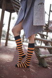 Women's Ginger Stripe Knee High Socks