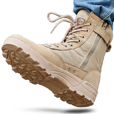 Side Zip Desert Tactical Boots