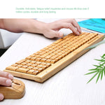 Wireless Bamboo PC Keyboard & Mouse